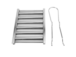 Rodillo portátil para perritos calientes con capacidad para 5 perritos calientes, parrilla de salchichas de acero inoxidable con asa para barbacoa al aire libre, aire acondicionado