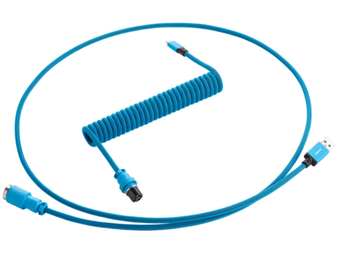 Cable en espiral CABLEMOD Pro para teclado USB a Micro USB C