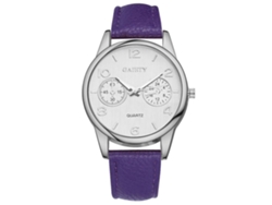 Reloj De Pulsera Analógico De Cuarzo Con Diamantes De Imitación Para Hombre Y Mujer (blanco)