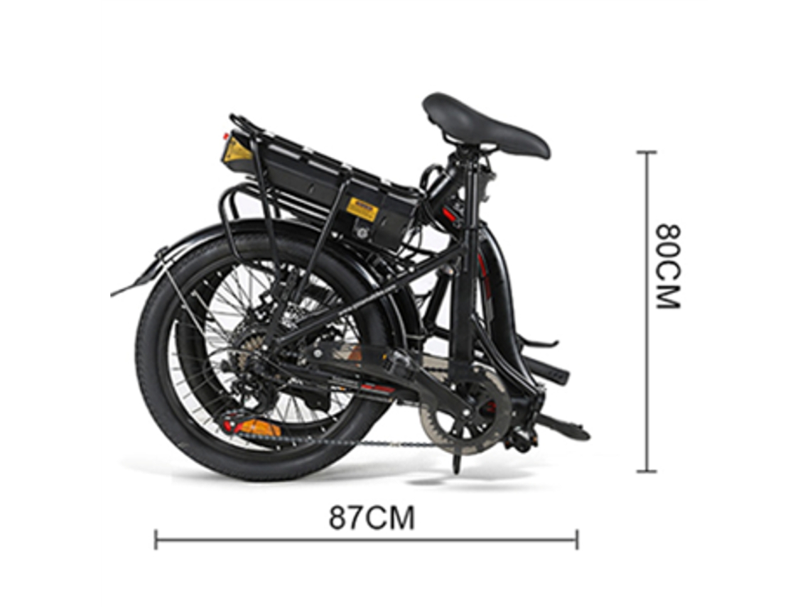 Bicicleta electrica online plegable samebike
