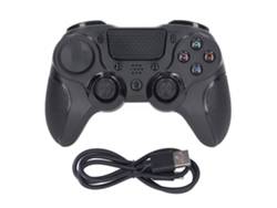 -controlador Inalámbrico Six Axes Con Vibración Dual Botones Sensibles Para Ps4 Pro Negro