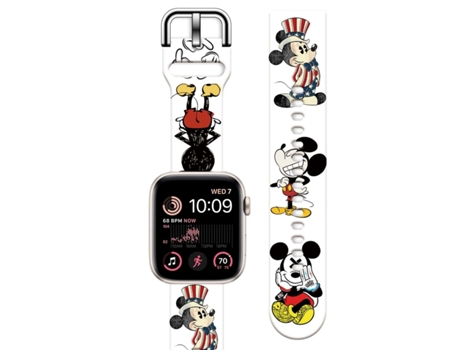 Correa Silicona Suave Personalizada Apple Watch Series 6 44Mm Mickey