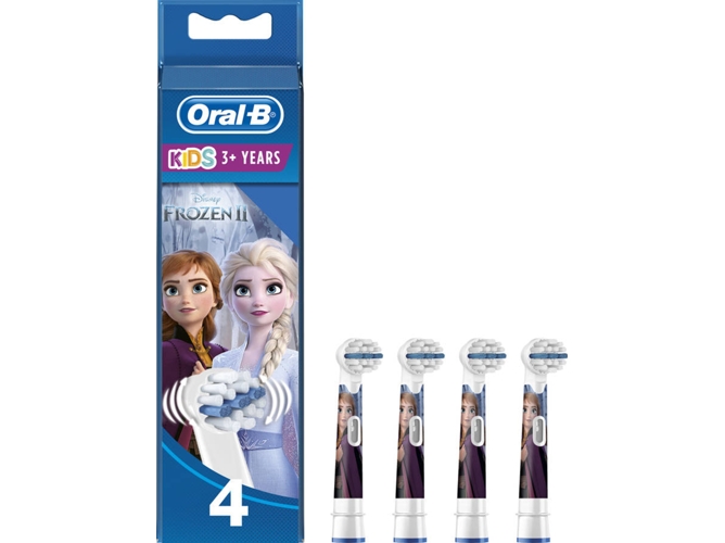 Recambio de Cepillo Eléctrico ORAL B Stages Frozen Recarga Escova Elétrica ORAL B Stages Frozen (4 unidades)