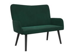 Maison Exclusive - Sofá De 2 Plazas Verde Oscuro 115 X 61 X 87 Cm