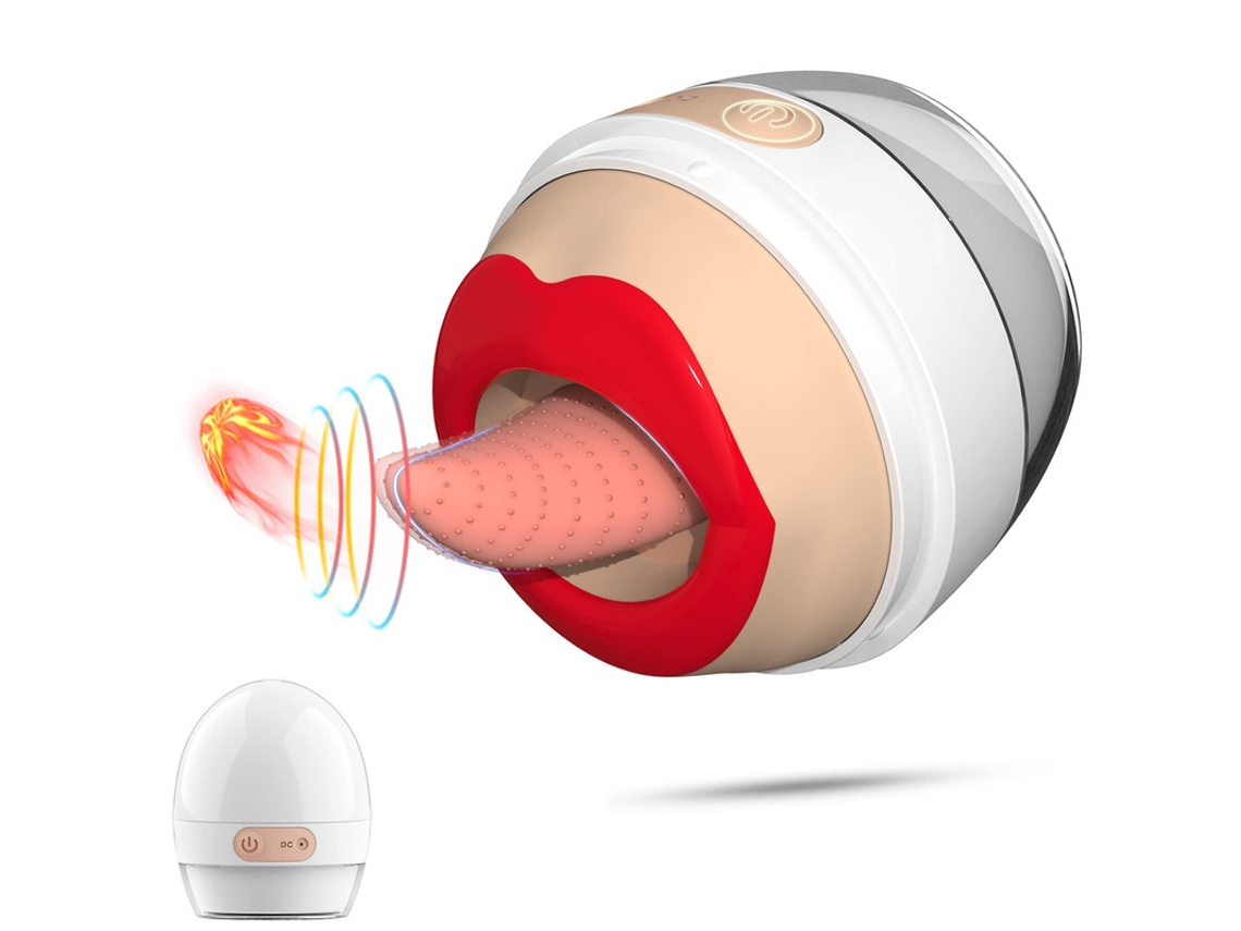 Vibrador Para Lamer La Lengua 3 En 1 Para Mujer (blanco) Yizhood