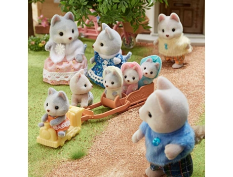 Muñeco EPOCH Sylvanian Families Familia Husky (+3 años)