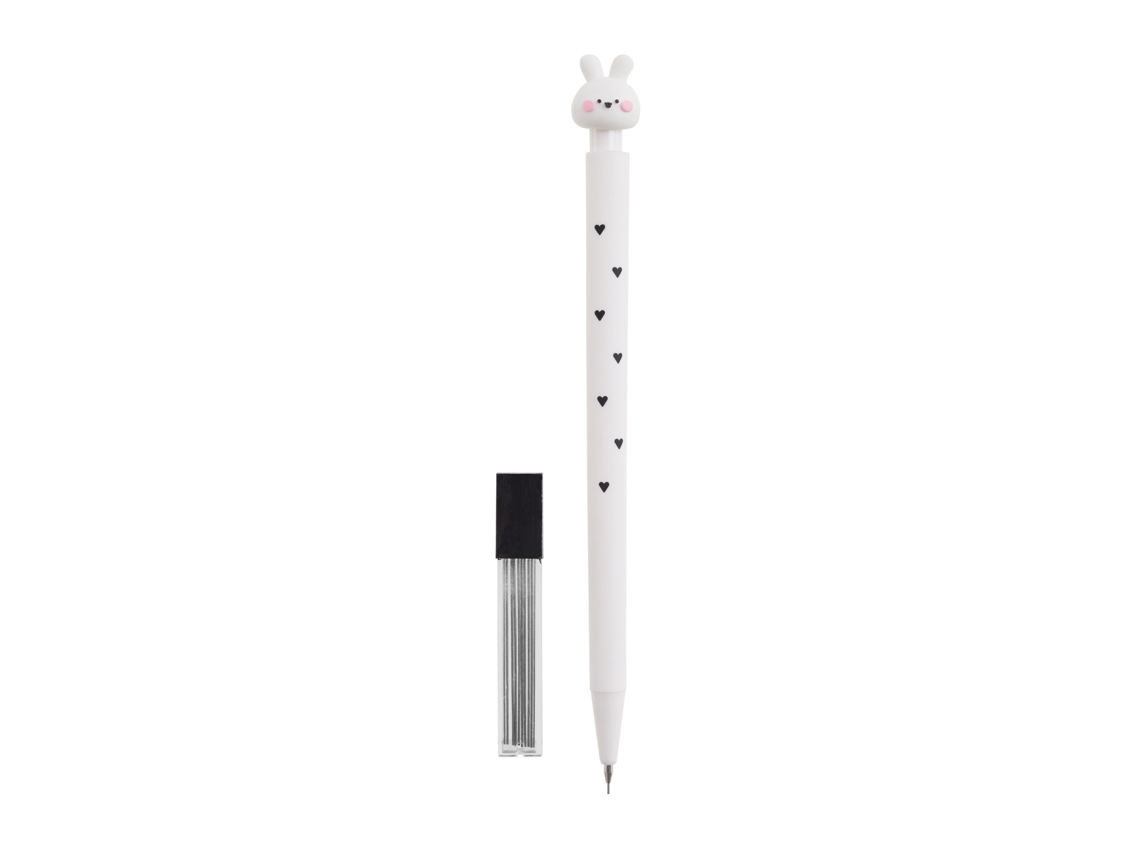 Portaminas Miquelrius Back2fun 0,5mm Conejo Blanco Tubo 12 Minas Mr12025