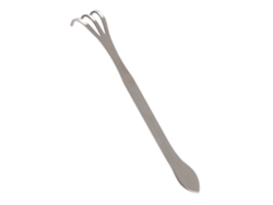 Rastrillo De Jardinería De Acero Inoxidable De 3 Dientes Y 24 Cm Para Cultivar La Tierra Y Eliminar Las Malas Hierbas.