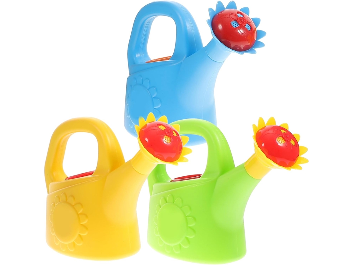Juego De 3 Regaderas Para Baño Y Jardín, Juguete Multifuncional, Plástico Blando, Fácil De Usar Y Guardar.