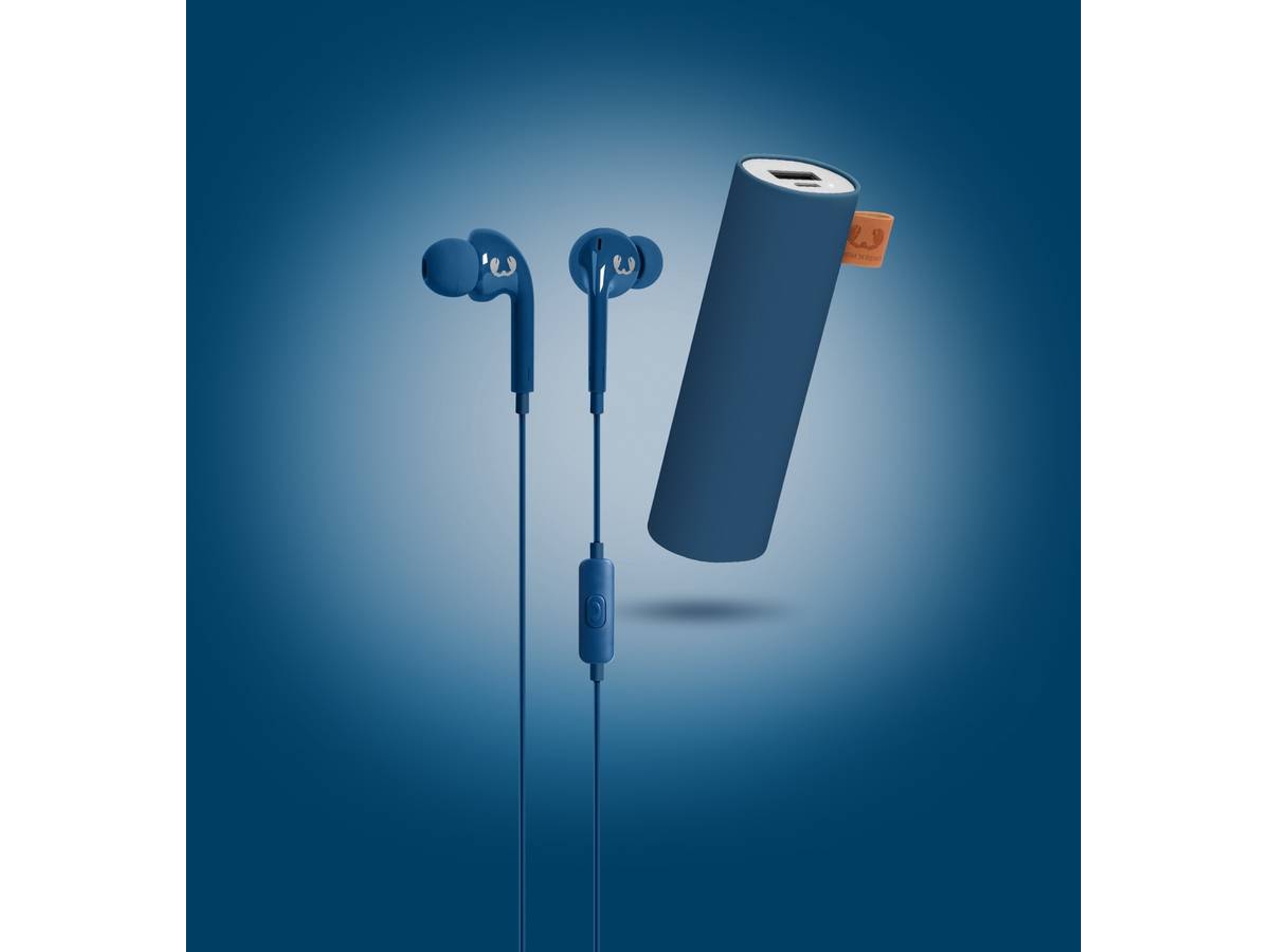 Auriculares con cable FRESH 'N REBEL 8GIFT02IN (In ear - Micrófono - Azul)