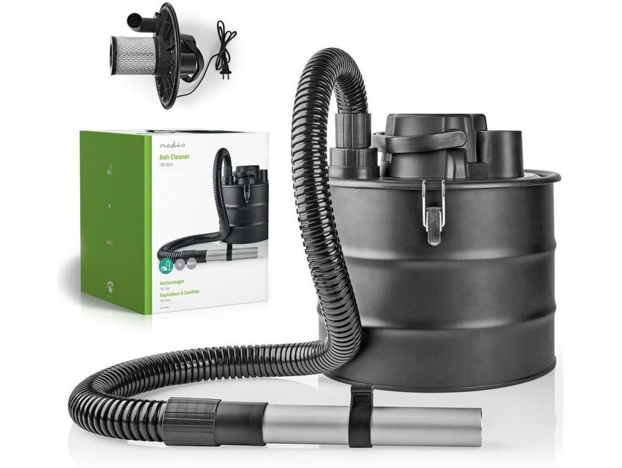 Aspirador de Cinzas DIV VCAC118BK (800 W)