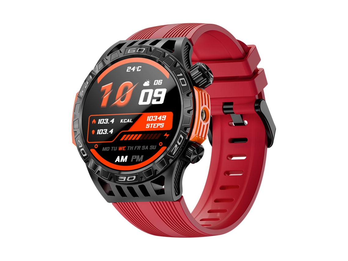 Reloj Inteligente Lokmat Zeus 6 Pro Con Bluetooth 5.0, Monitor De Frecuencia Cardíaca, Ip68 Y Pantalla Táctil.