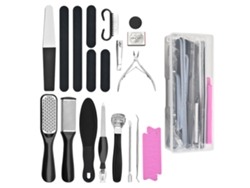 Set Completo De Manicura Y Pedicura, Kit De Cuidado De Pies De Diseño Ergonómico Y Ligero, Herramientas De Acero Inoxidable, Lima Y Removedor De Callo