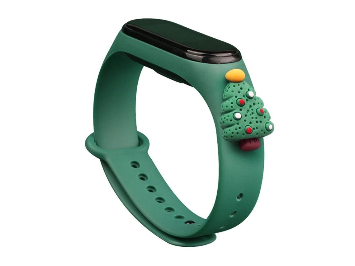 pulsera de navidad para Xiaomi Mi Band 4/Mi Band 3 - verde oscuro