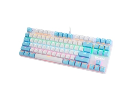 Teclado Gaming TRUMSEN K100 RGB (Mecânico - Português - Azul)