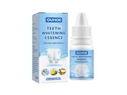 La esencia blanqueadora dental Ouhoe limpia la placa, las manchas de humo, el mal aliento y proporciona cuidado bucal.