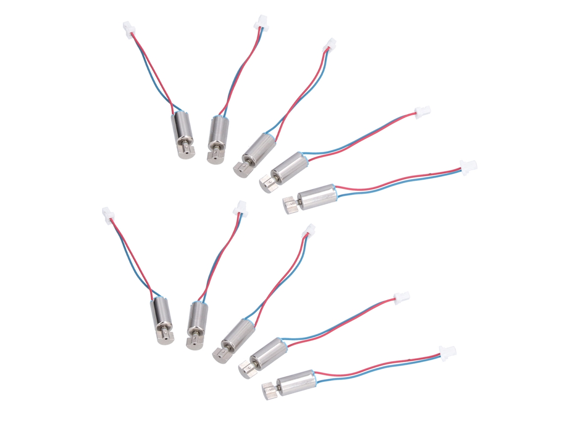 10 Piezas Motor De Vibración 1.5v-3v 6x12mm Mini Motor Sin Núcleo De Alta Precisión Para Gamepad