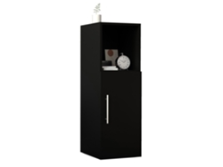 Mesita de noche Dimensiones aproximadas Puerta giratoria Vcm Negro (l)