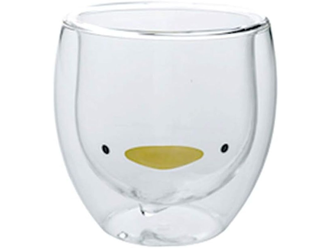 2026-taza De Café De Vidrio Doble Pared Aislado Animales Bonitos Taza De Té Leche Regalo Original Navidad 230-280ml