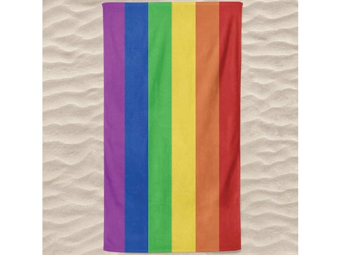 Toalla De Playa De Microfibra Bandera Lgbti