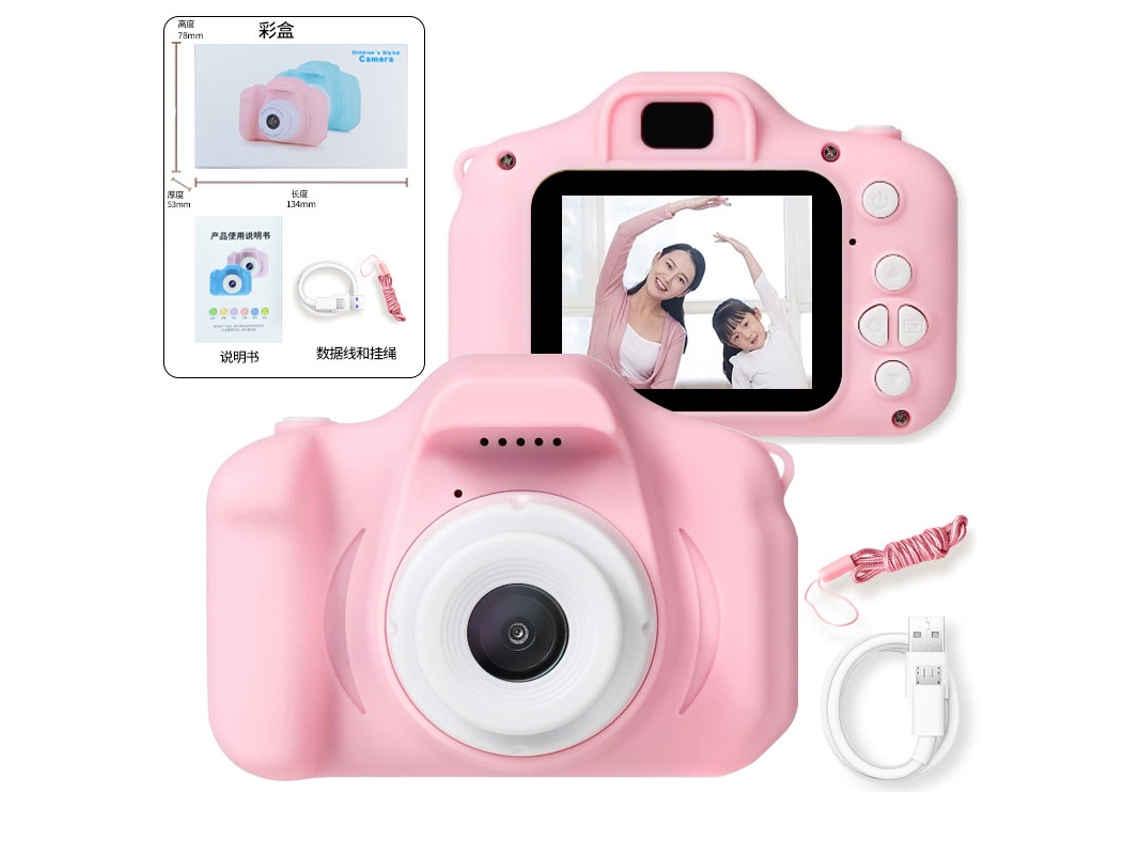 Cámara Infantil Siurn X2 Hd Rosa