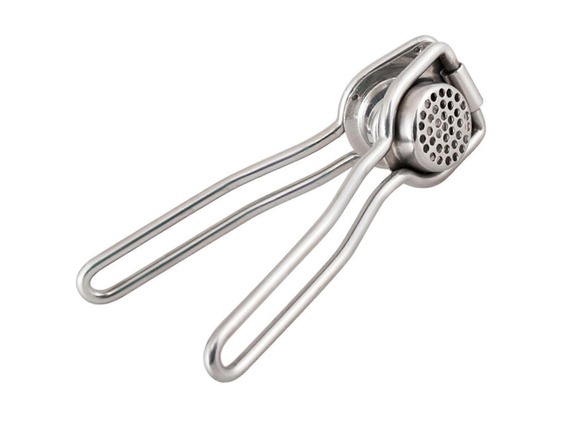 Prensa de ajo y jengibre de acero inoxidable, trituradora manual fácil de usar para la cocina. Rosewell