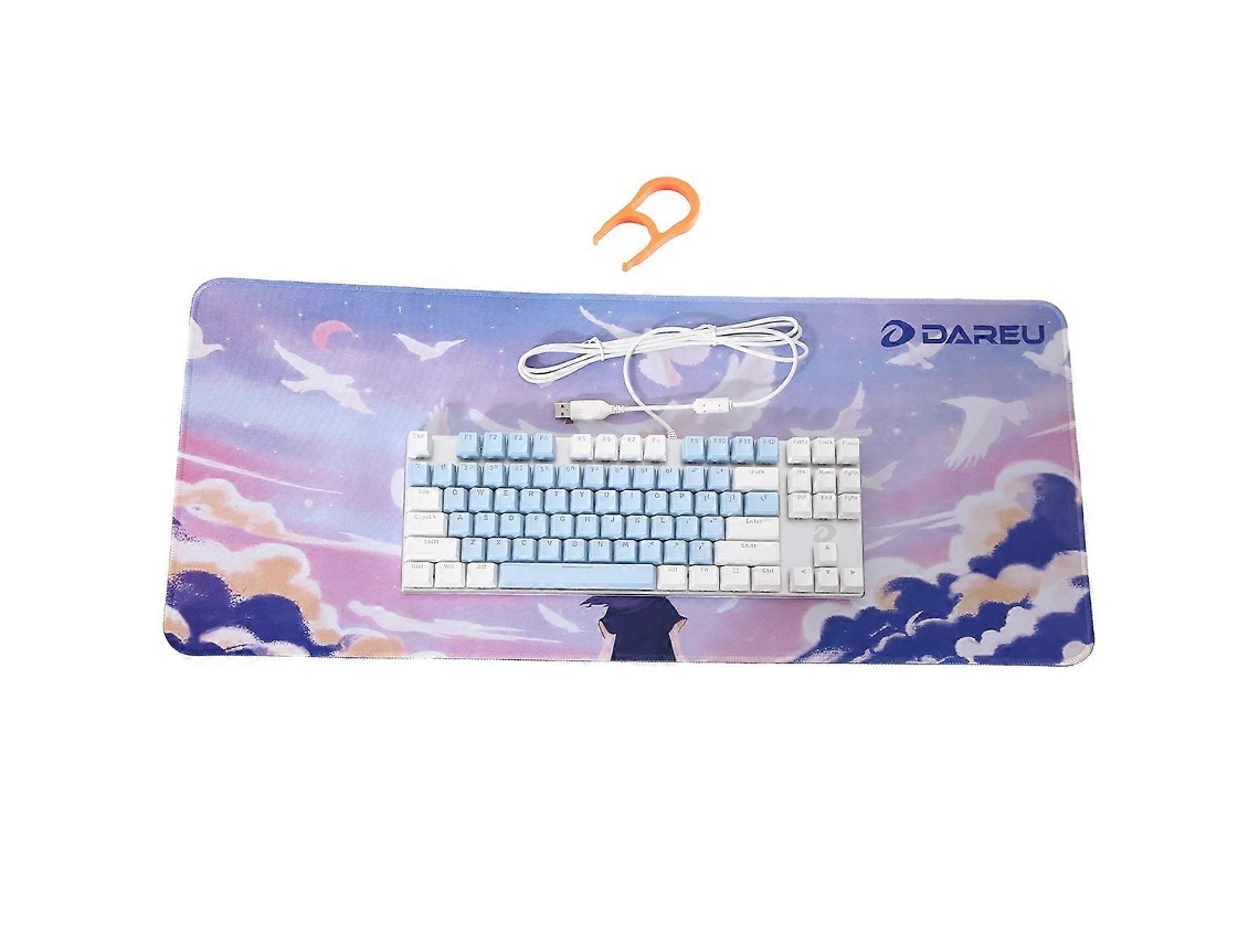 Teclado de máquina de escribir con cable, teclado verde para juegos de oficina, Ly Ebike