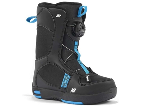 Botas K2 SNOWBOARDS Botas De Snowboard Juvenis Mini Turbo Preto 21.6