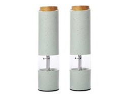 Juego de 2 molinillos de pimienta eléctricos para cocina (pilas no incluidas). Rosewell