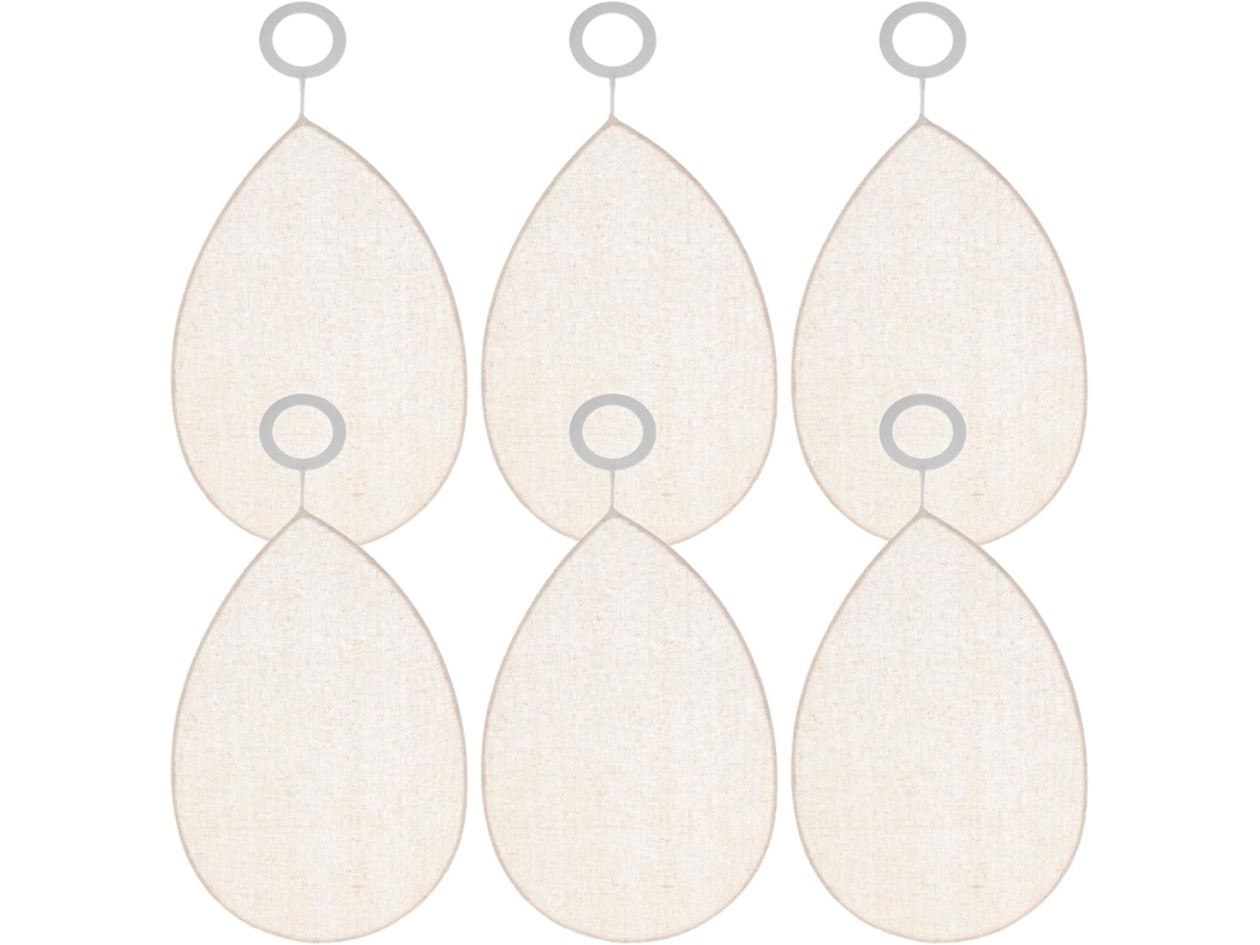 Pétalo Colgante Para Lámpara De Mesa, Altura Ajustable, Funda De Lino Para Un Ambiente Suave Y