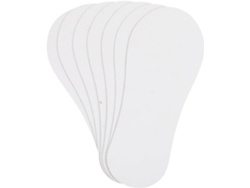 Organizador Invisible Para Calcetines Bajos, De Cartón Blanco, 100 Unidades.