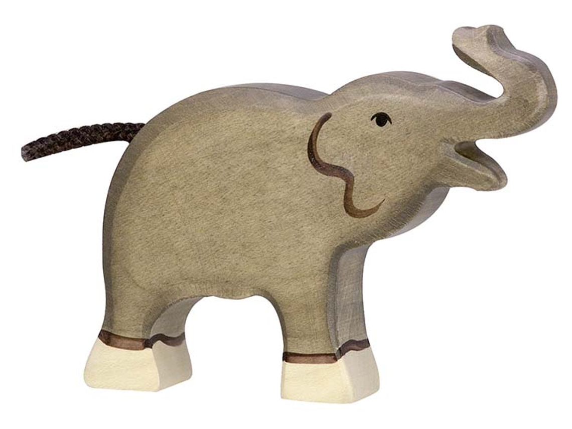 Figuras de Acción HOLZTIGER (Madera - Gris - 12 x 2,3 x 9 cm)