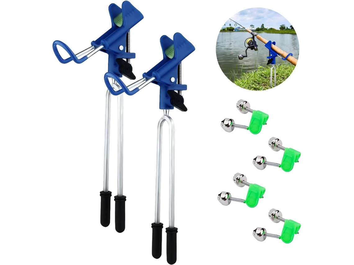 Suporte Universal Para Vara De Pesca Com Fixação No Solo Ajustável Para Pesca Em Margem E Praia