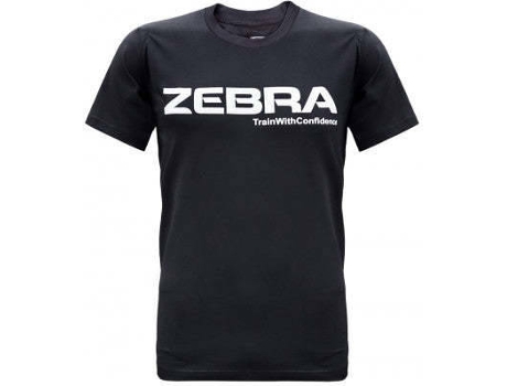 Camiseta de Hombre ZEBRA Algodón Negro (S)