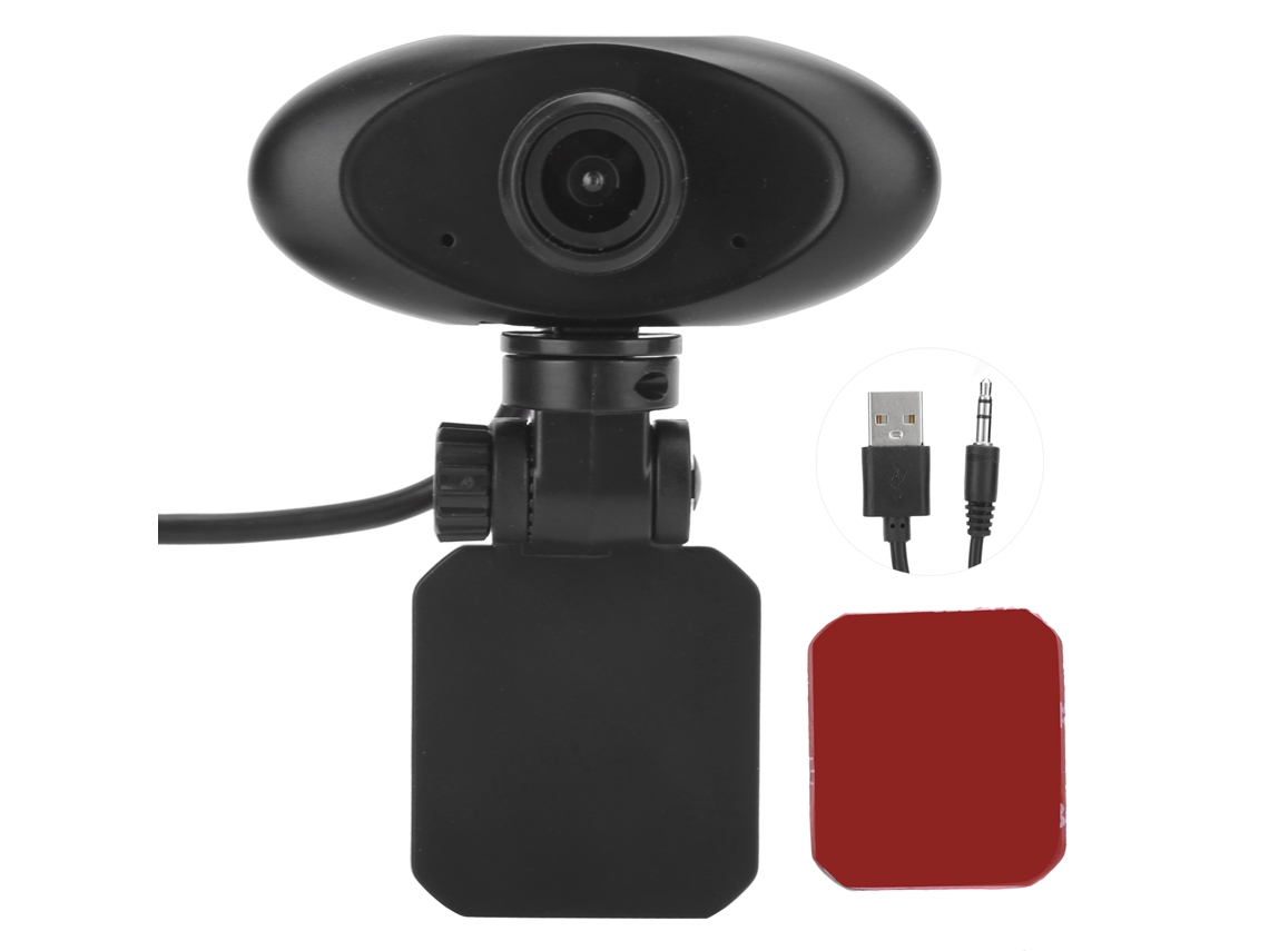 Cámara Web Usb Hd 720p Con Micrófono, Sin Controlador, Cámara Web Rotatoria 360 Grados