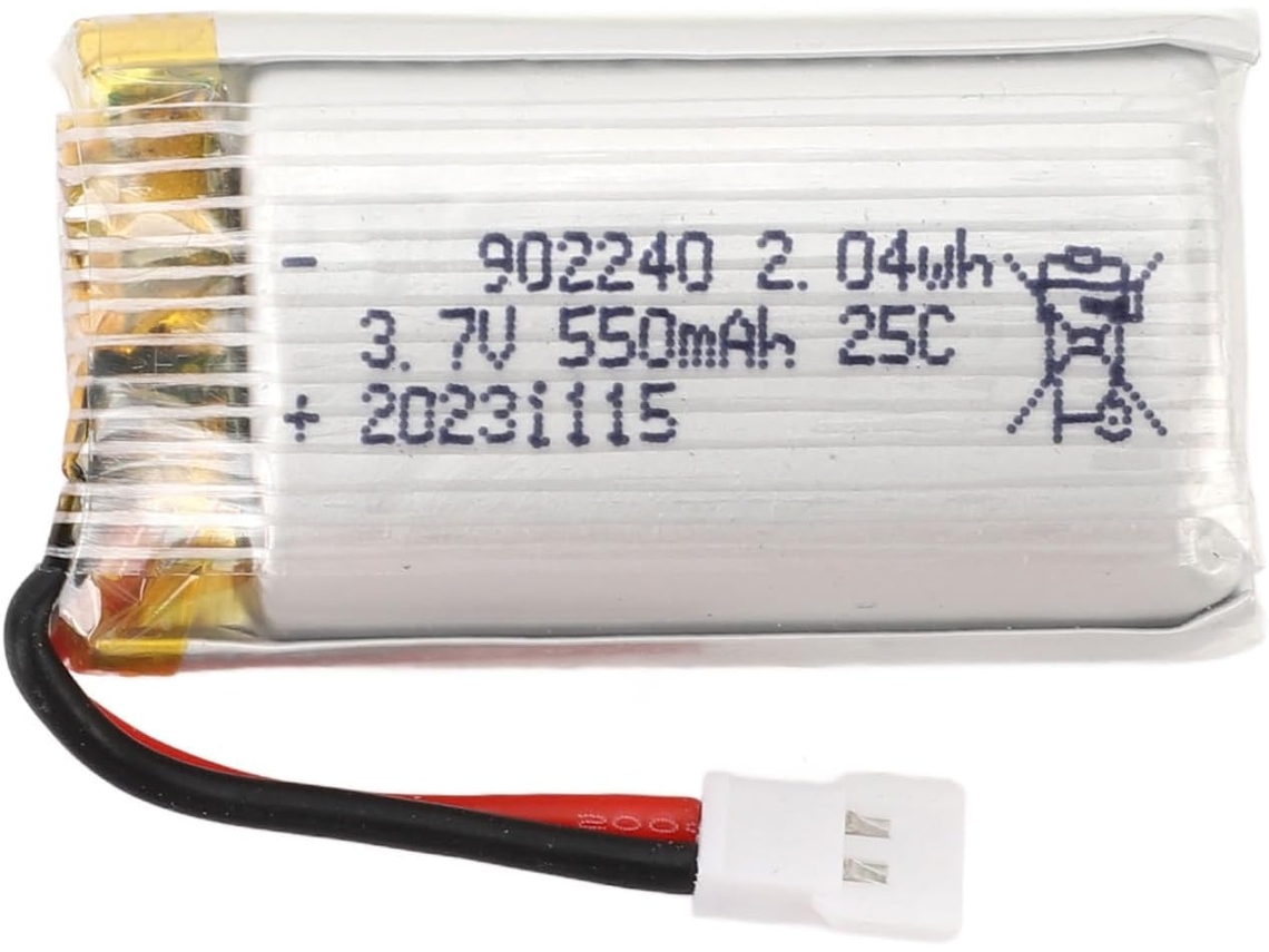 Batería de litio SFUSHOS de 3,7 V y 550 mAh