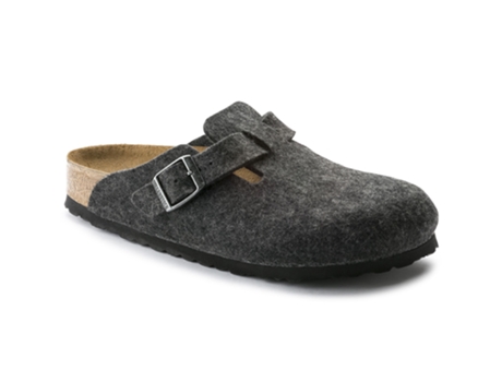 Sandalias BIRKENSTOCK Boston Narrow Lana Negro (39)