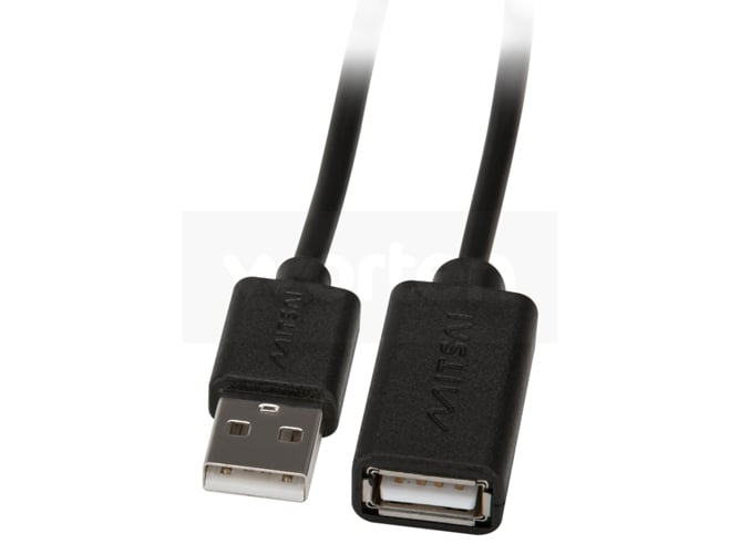Cable MITSAI (USB 2.0 - 1.8m - Negro)