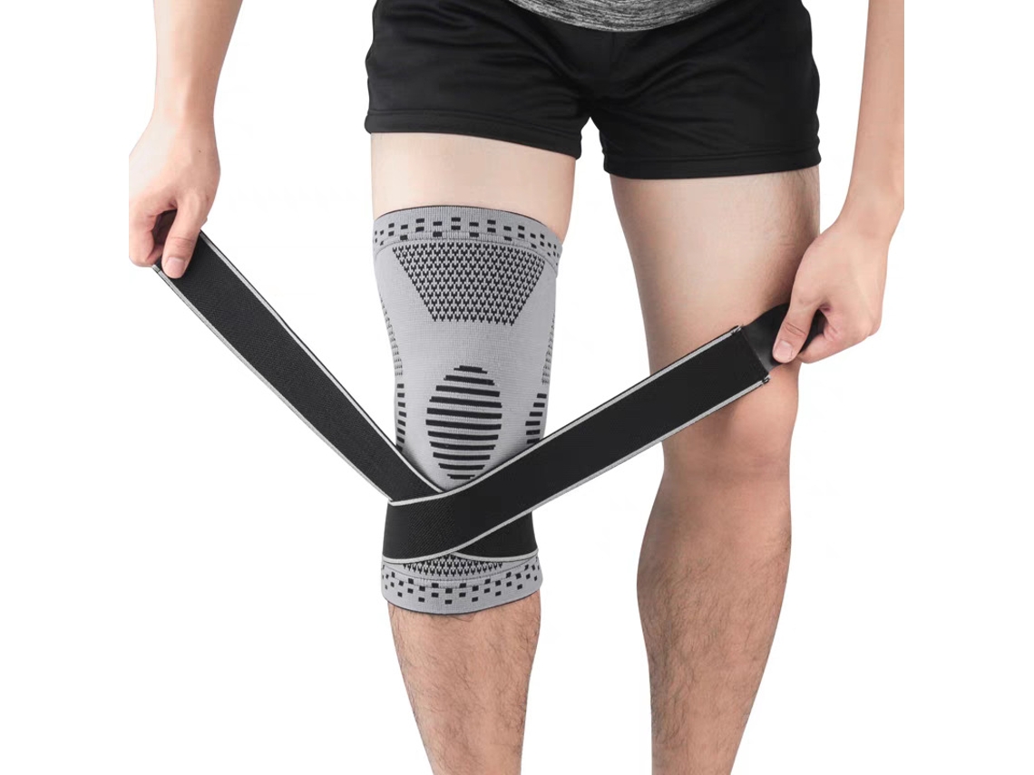 Rodillera de compresión con correas para aliviar el dolor de rodilla, talla M, DAWNPAVILL | DAWNPAVILL