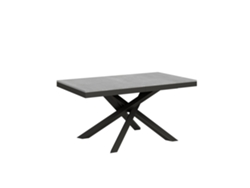 Mesa de Comedor ITAMOBY Volantis Evolution (90x160/420 - Paneles de Melamina - Cemento)