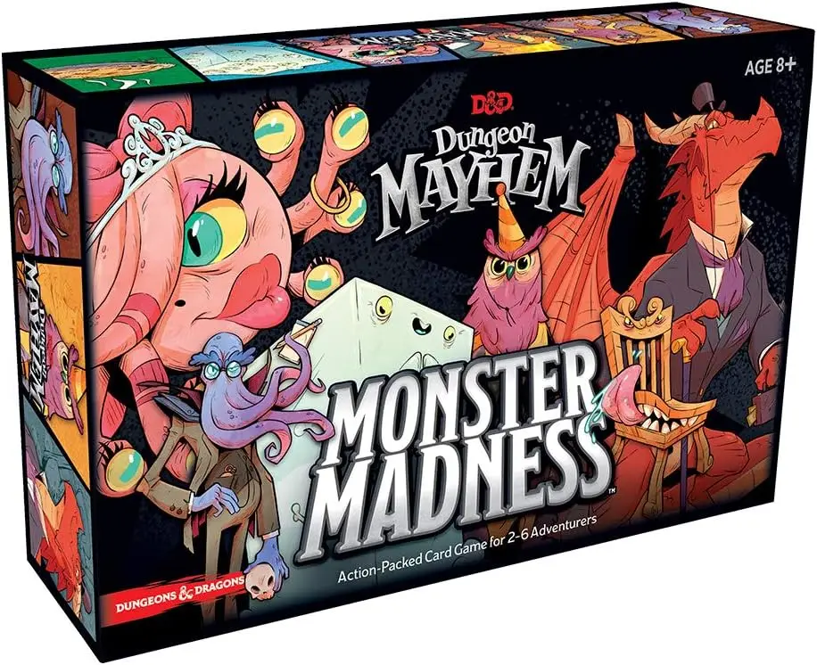 (monster Madness) Baldur's Gate Dungeon Chaos Juego De Mesa Monster Frenzy Juego De Cartas (versión En Inglés)