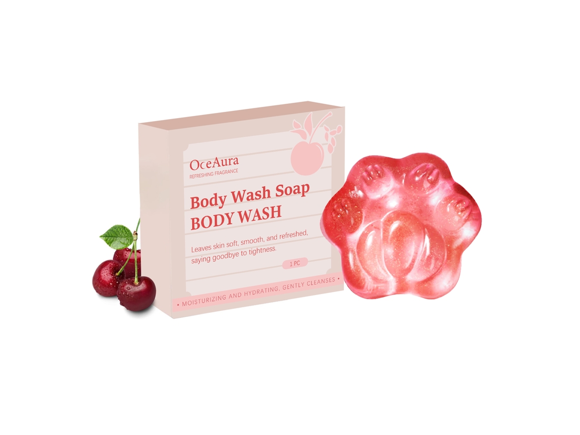 Jabón de baño hidratante de cereza