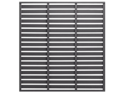 Panel de valla VIDAXL Gris WPC (180x180cm)