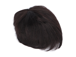 Peluca Corta Para Hombre Con Pelo Negro Natural, Fácil De Usar, Confortable Y Versátil Para Fiesta, Halloween Y Uso Diario