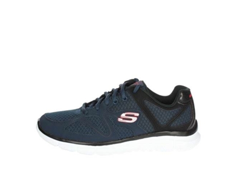 Zapatillas Deportivas SKECHERS Satisfaction Flash Point (Azul Mariño - Material Sintético- 40)