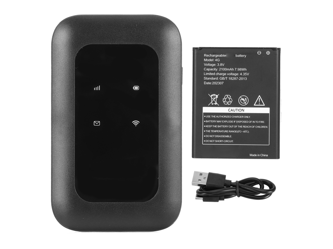 Baoj-2026 Router Wifi 4G LTE de 150 Mbps, tarjeta SIM, 10 dispositivos, batería de 2100 mAh, módem USB portátil para Europa y Asia.