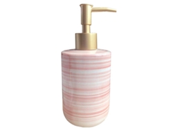 2026-dispensador De Jabón Cerámico Linjou, Botella Recargable De Loción Y Jabón Líquido (rosa)
