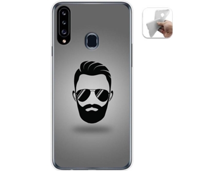 Carcasa Samsung Galaxy A20s TUMUNDOSMARTPHONE Barba Multicolor