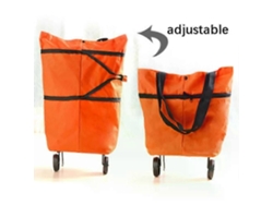 Bolsa de compras plegable, carrito con ruedas, organizador de verduras, portátil. GOKOCO