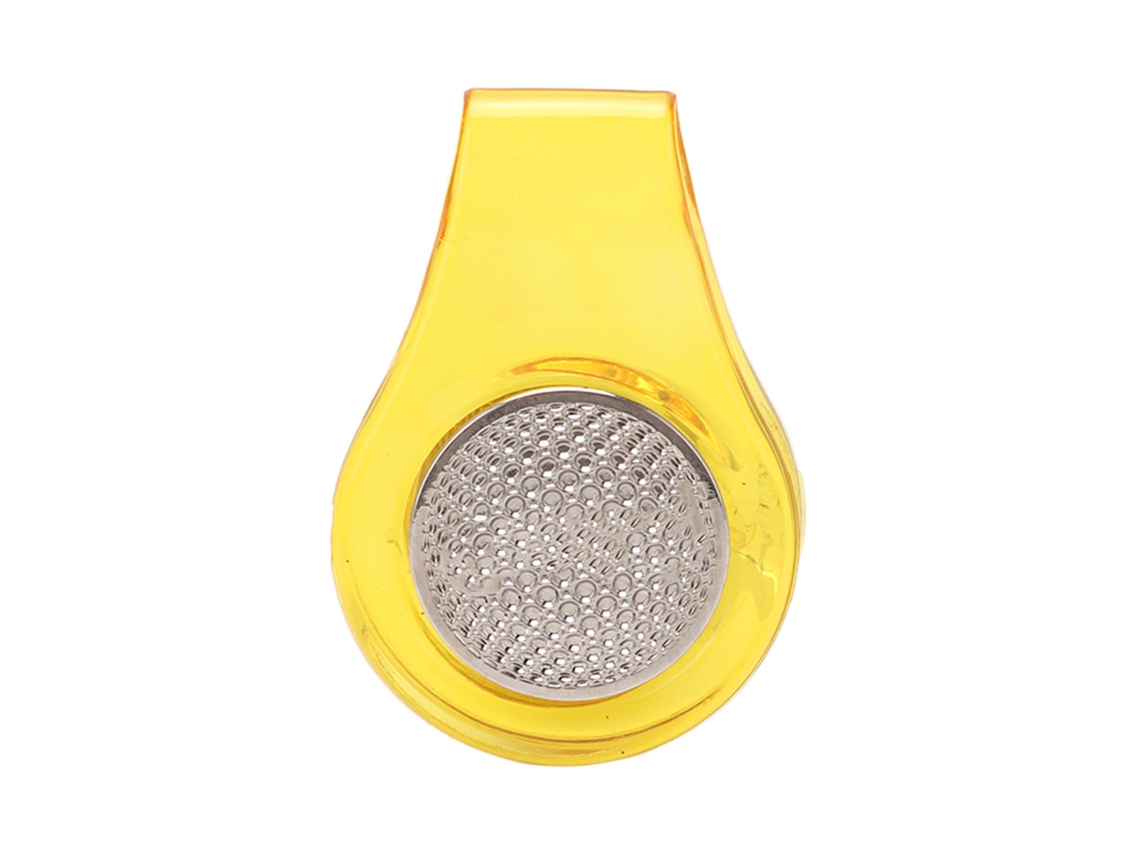 2026-gorra Clip De Golf Pu Desmontable Simple Marcador De Pelota Magnético Para Marcar Posición Amarillo